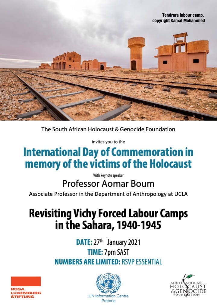 Holocaust Commemoration 27 Jan 2021